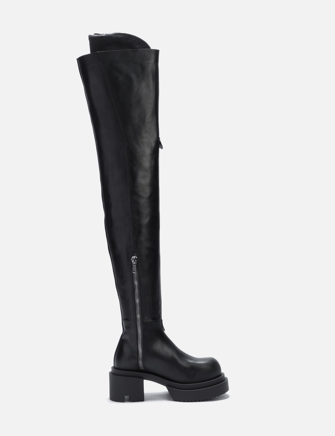 【関税込み】Rick Owens ブラック Bauhaus Wader Bogun ブーツ Black Bauhaus Wader Bogun Boots by Rick Owens on Sale