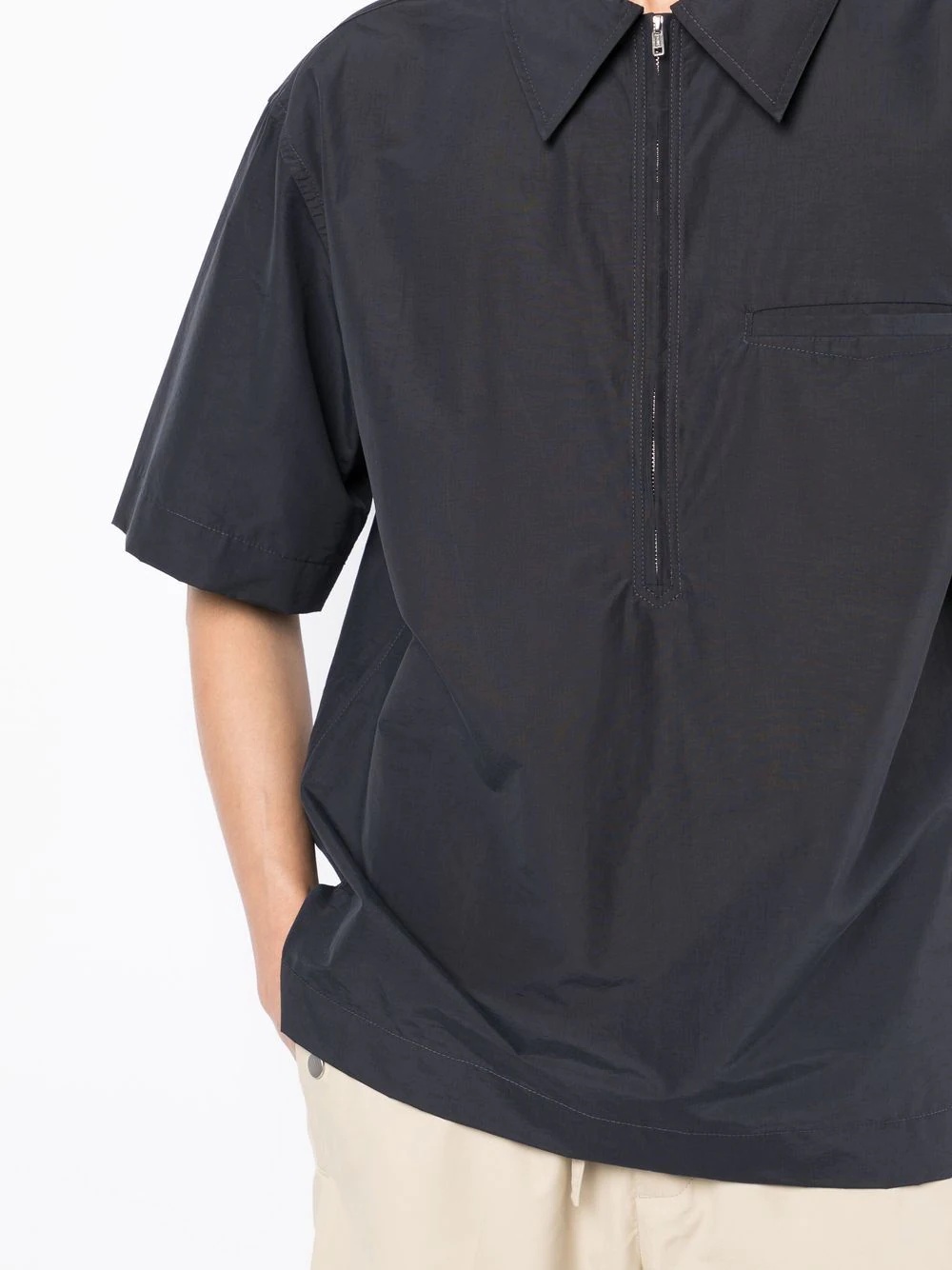 half-zip polo shirt - 5