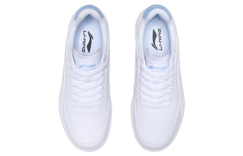 Li-Ning (WMNS) Li-Ning Classic Skateboarding Low 'White Blue' AGCP422-4 outlook