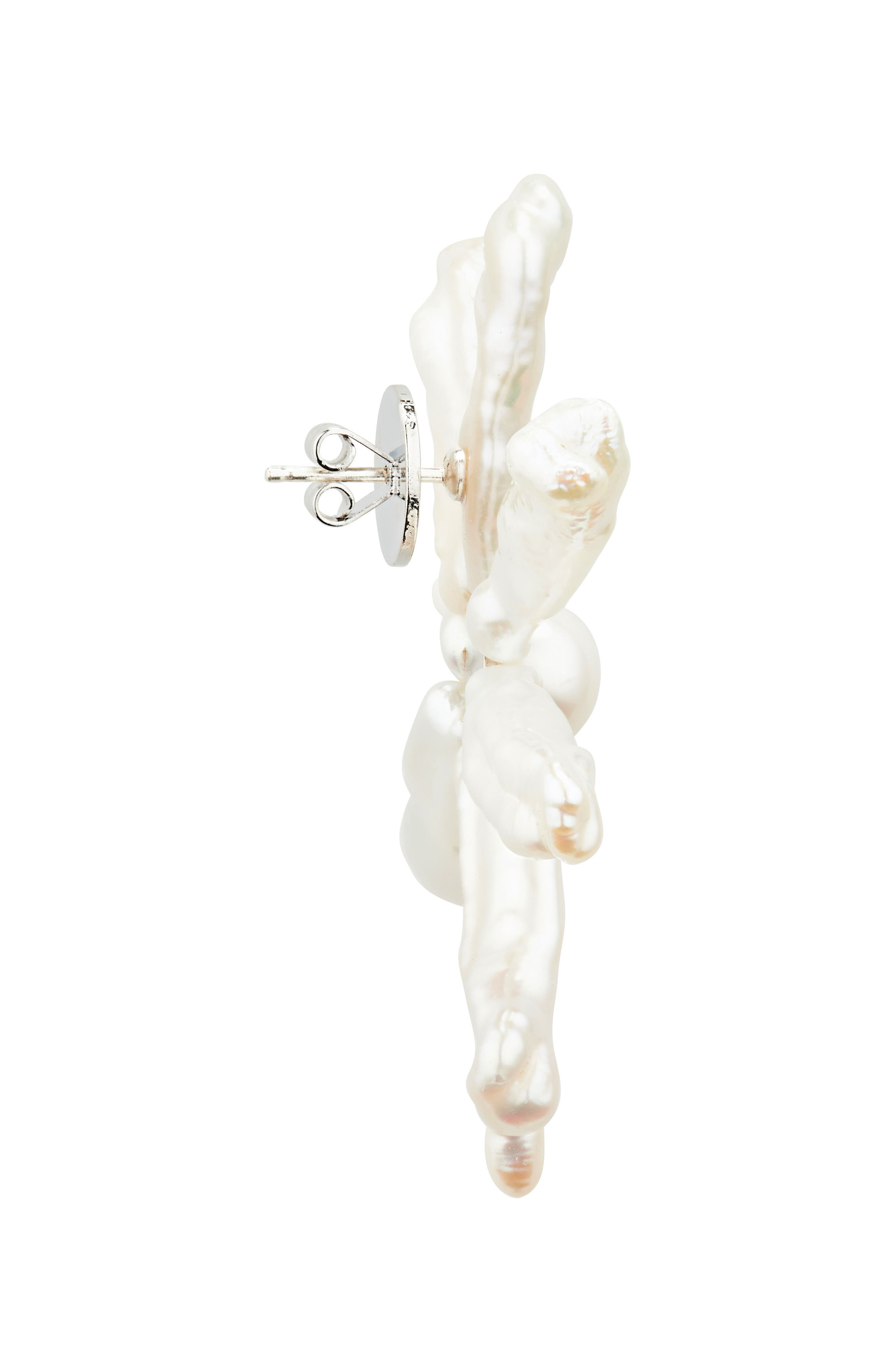 Simone Rocha Blooming Flower Baroque Pearl Earrings at Nordstrom - 3