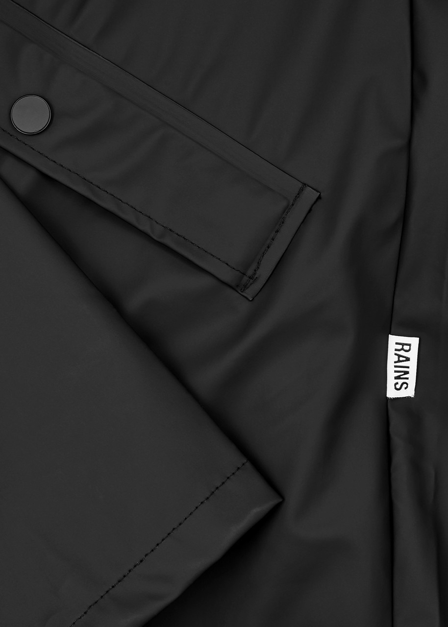 Long matte rubberised raincoat - 5