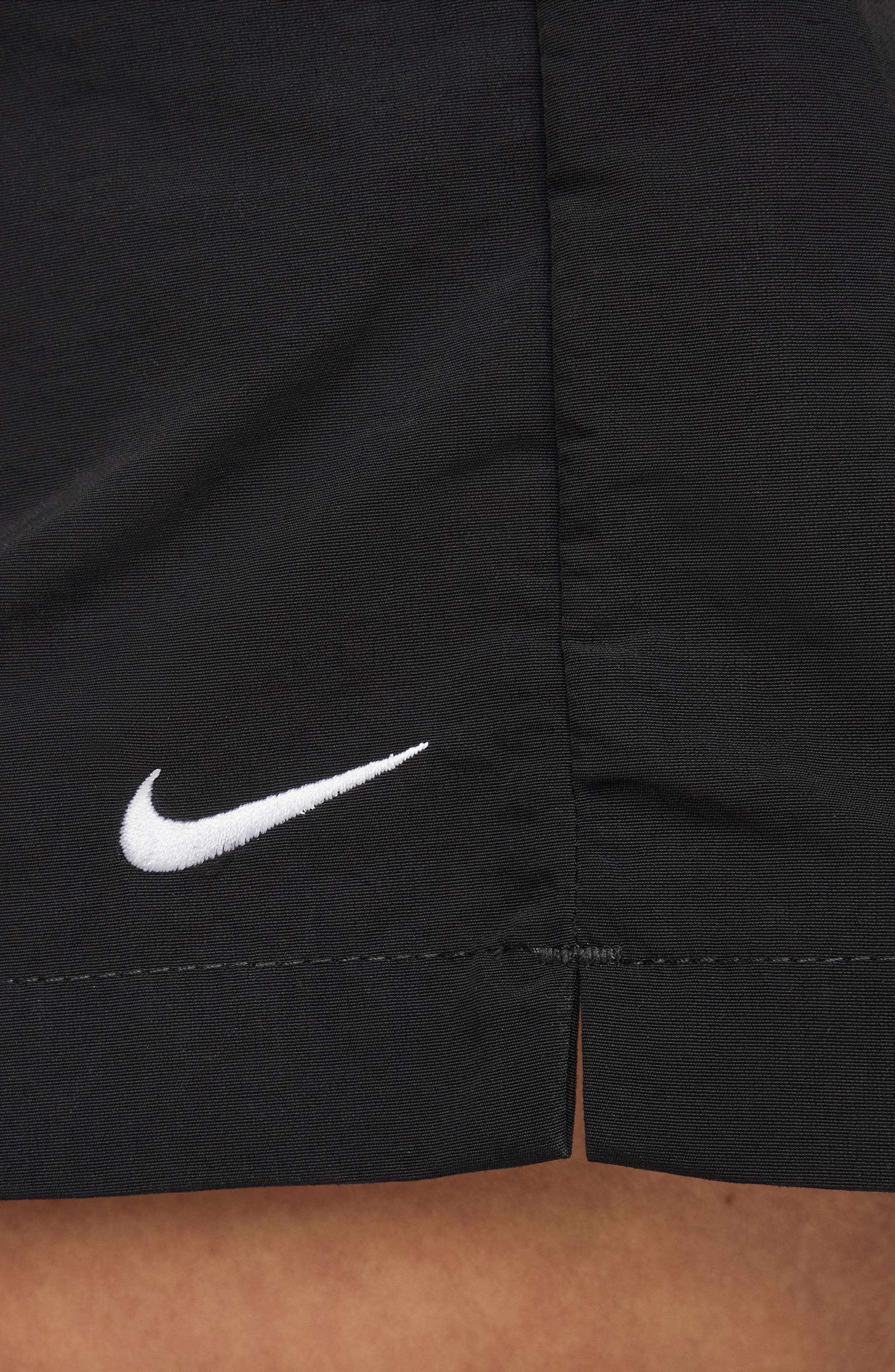 Nike Sportswear Everything Wovens Water Repellent Mid Rise 5-Inch Shorts in Black/White at Nordstrom - 5