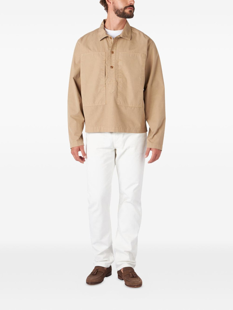 FORTELA Fuego square-pocket overshirt outlook