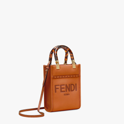FENDI Brown leather mini-bag outlook