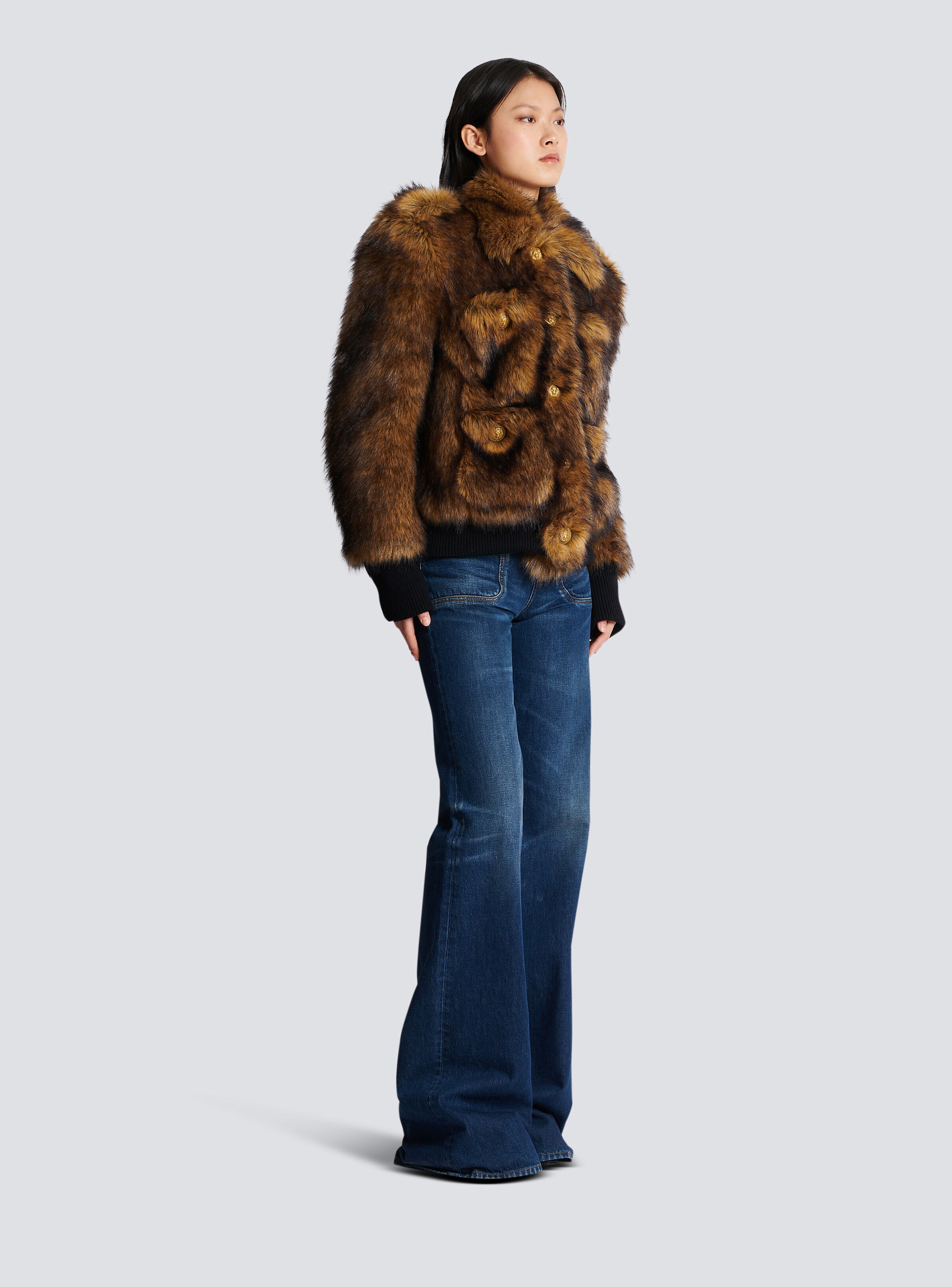 Faux fur jacket - 3