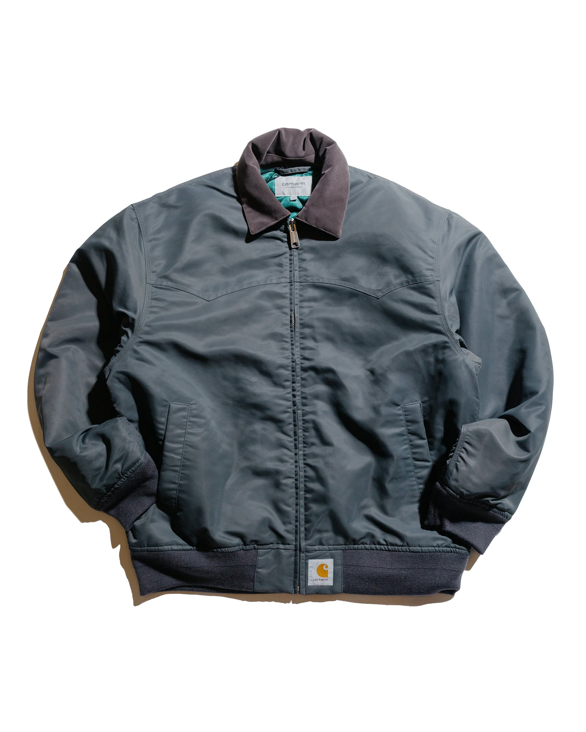 Carhartt W.I.P. Santa Fe Alumni Jacket Graphite/Dark Fir - 1