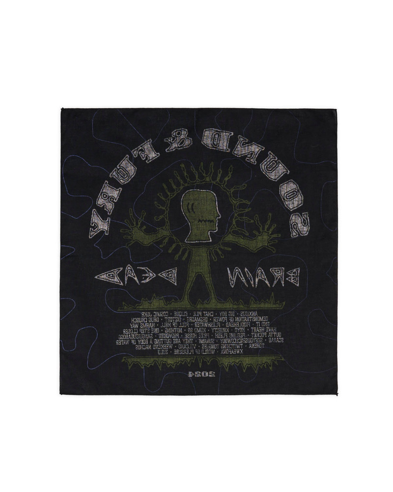 Brain Dead x Sound and Fury Bandana - Black 3