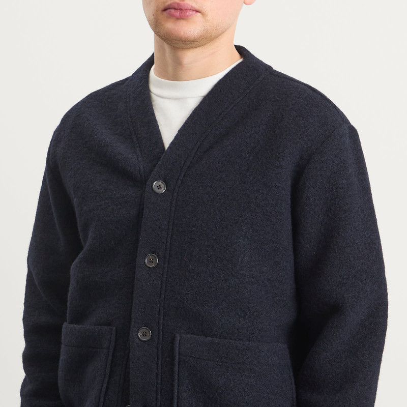 Universal Works Presented by END. Wool Fleece Adv Cardigan 5