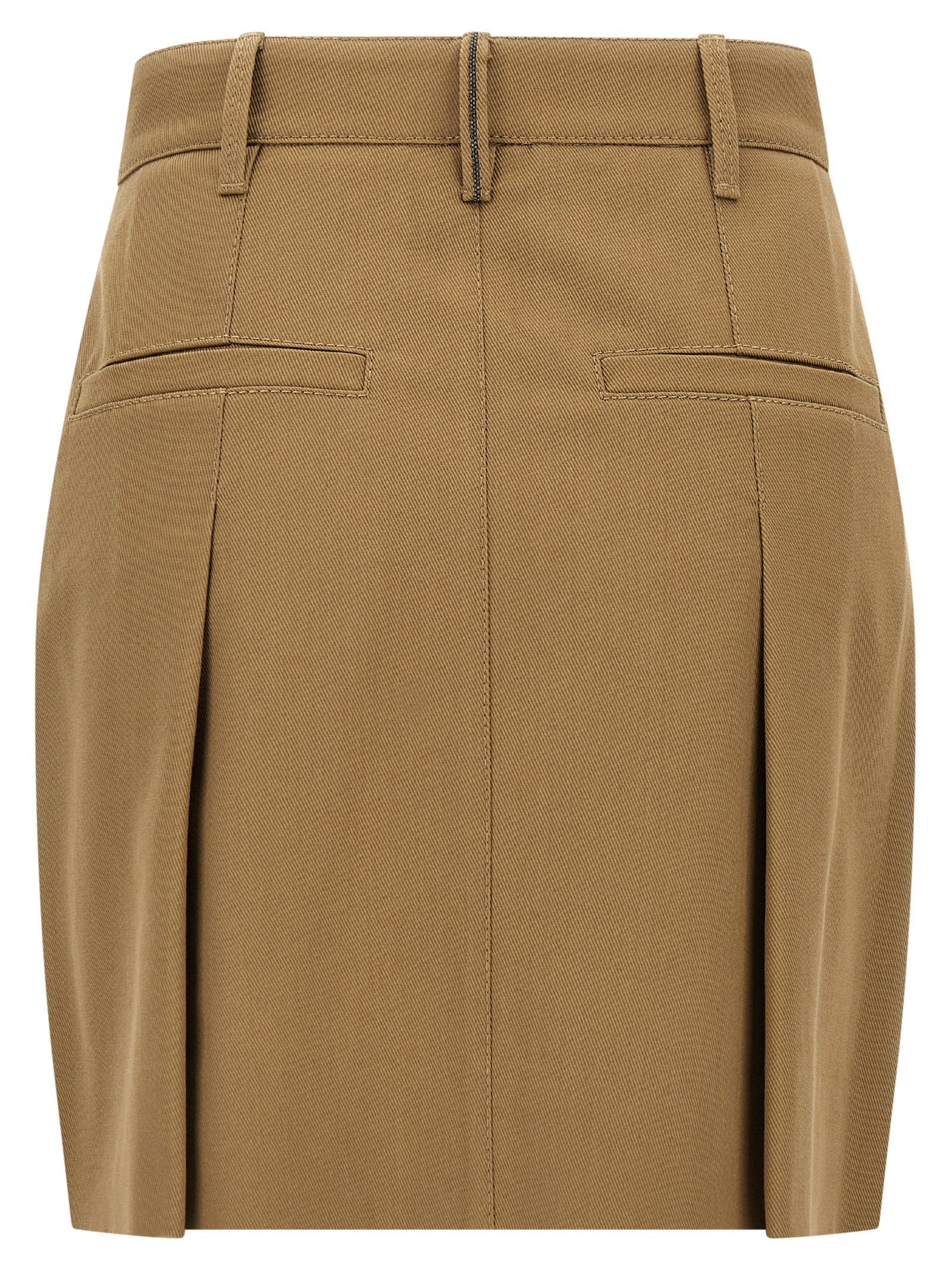 Pleated Skirt Skirts Brown - 2