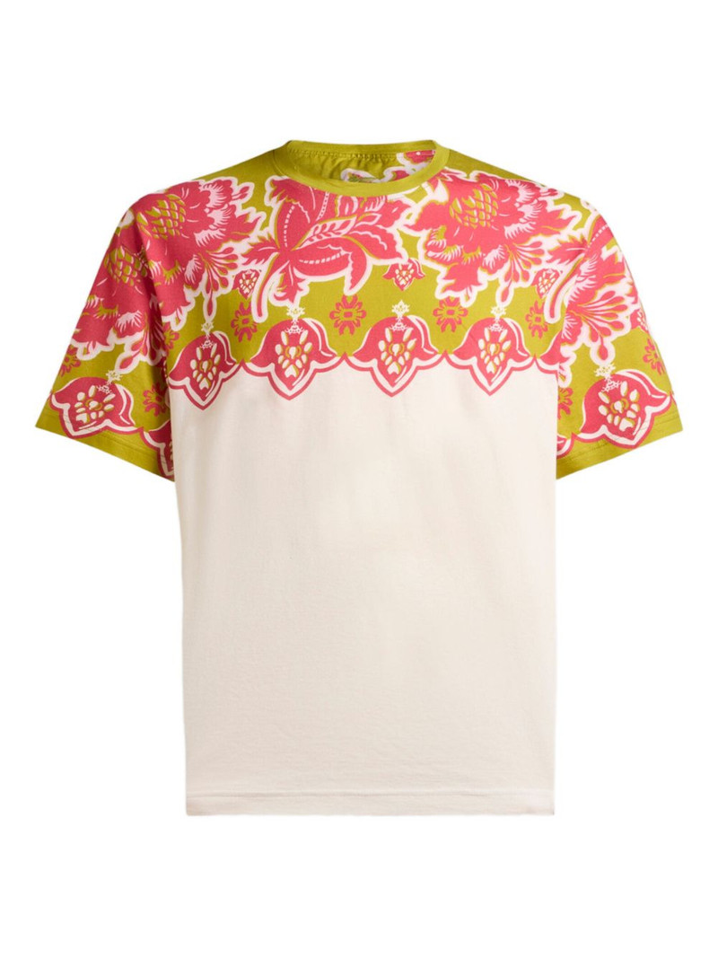 floral-print T-shirt 1