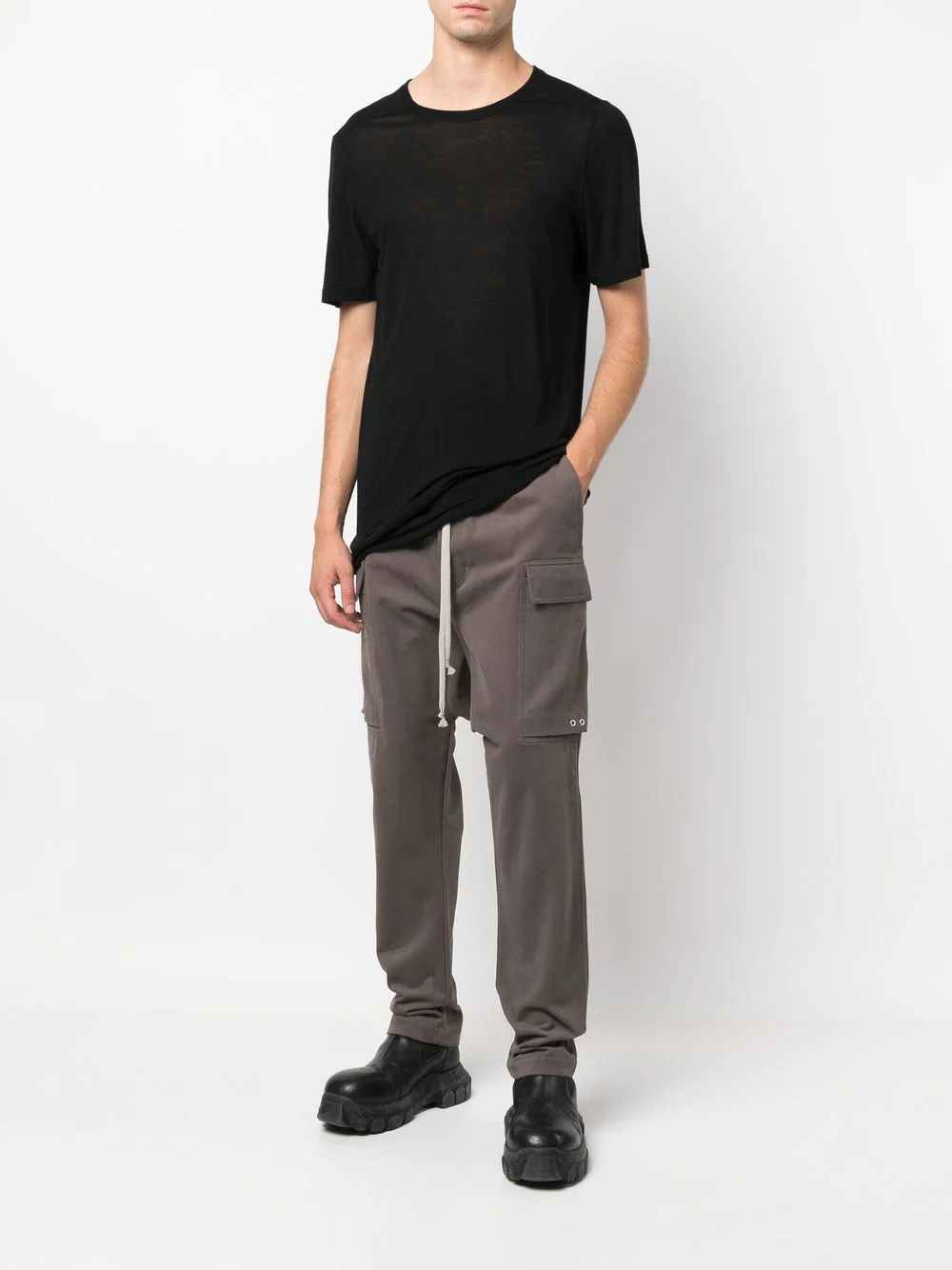 drawstring track pants - 2