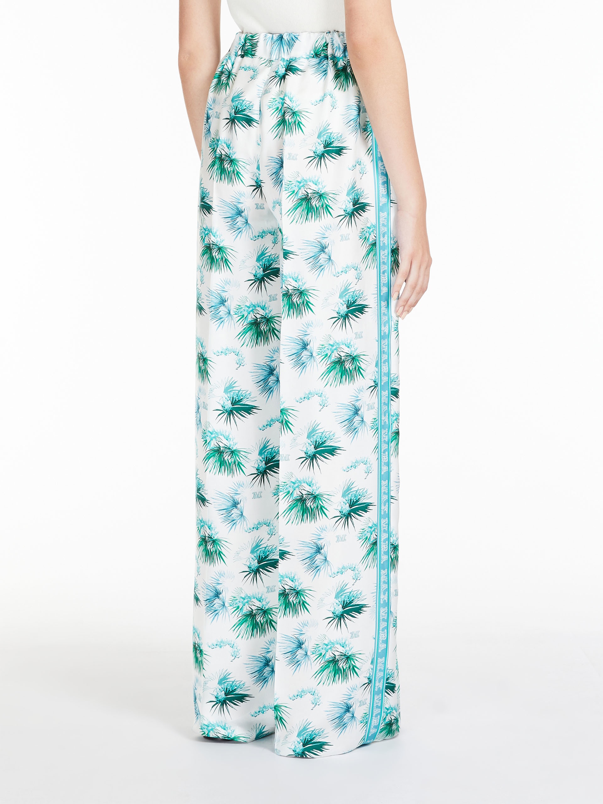UMILE Printed silk trousers - 4