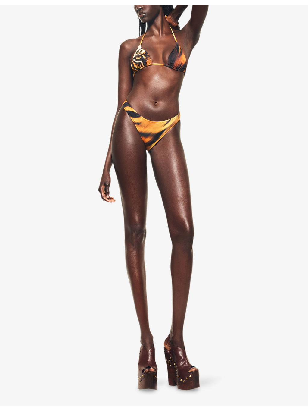 Roberto Cavalli X SKIMS Dipped Printed Bikini Bottoms - 2