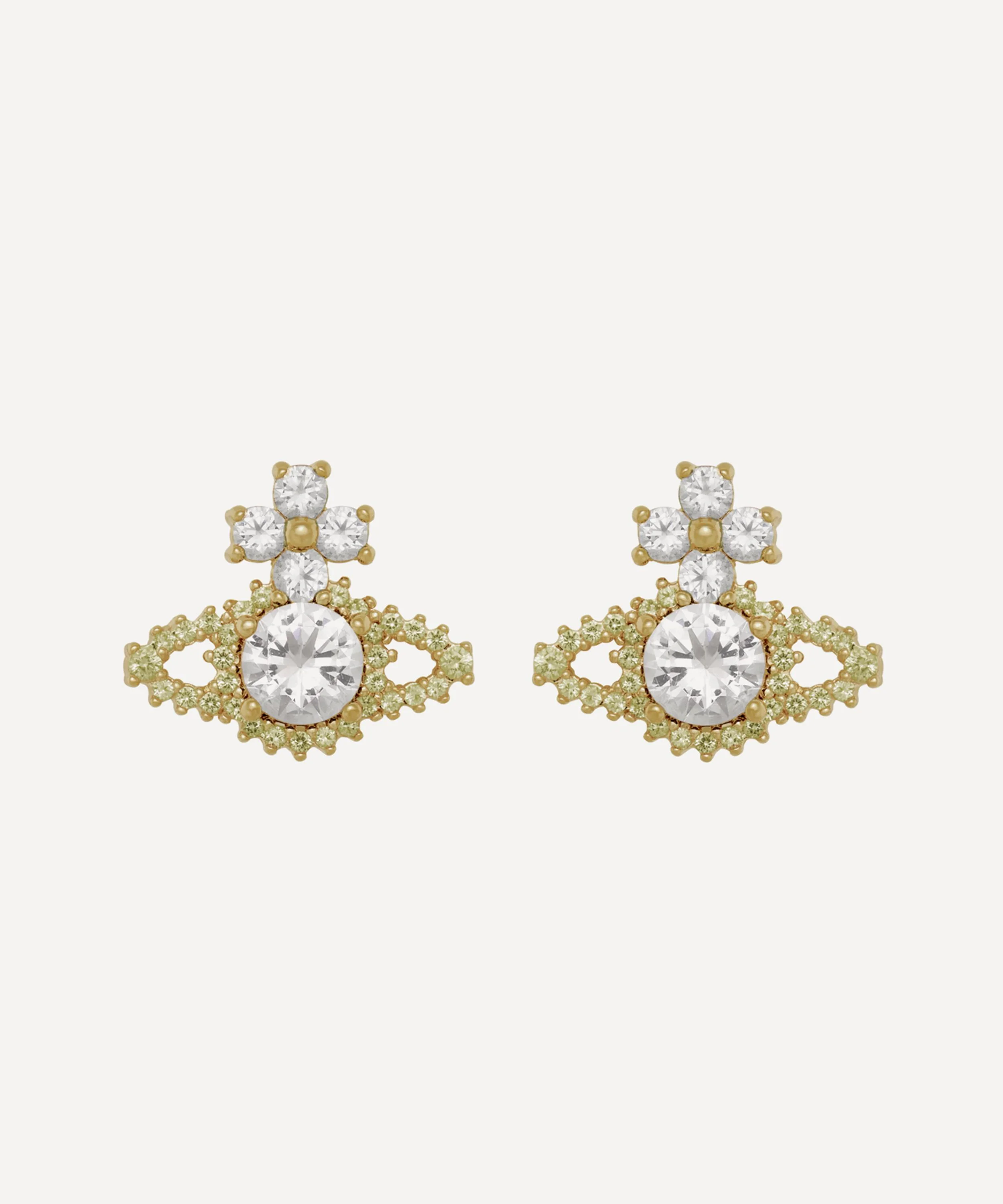 Gold-Tone Valentina Orb Stud Earrings - 1
