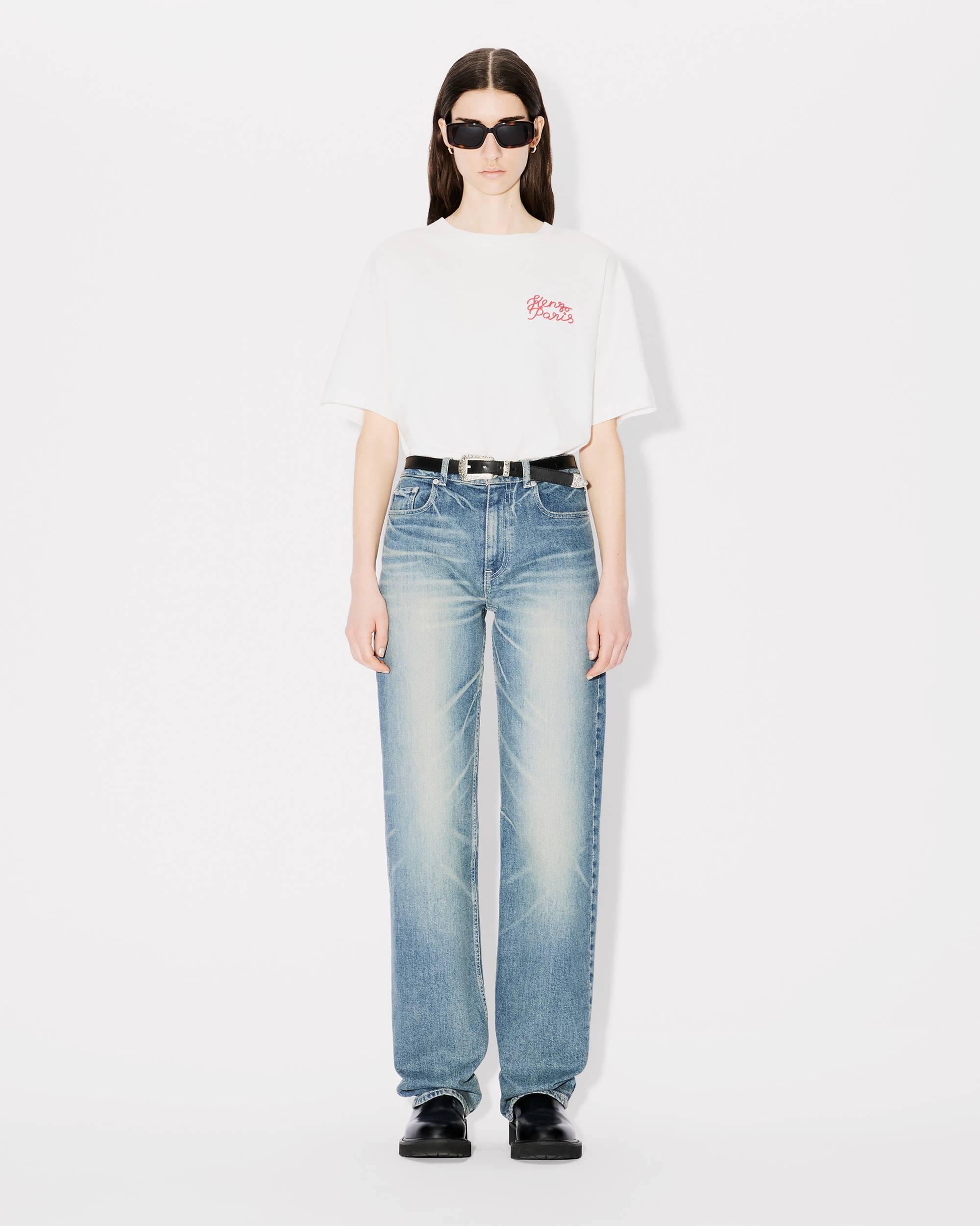 'KENZO Heart' oversized embroidered T-shirt - 5