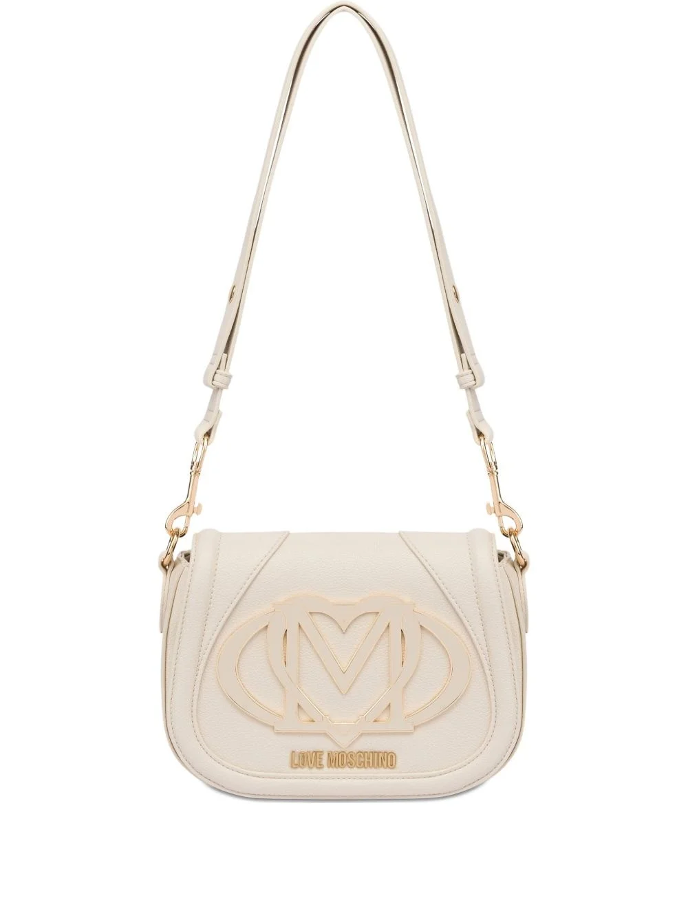 foldover top shoulder bag - 1