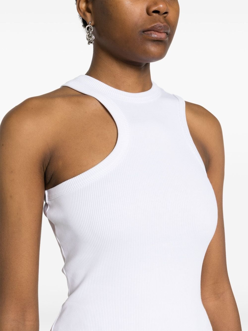 embroidered-monogram top - 5