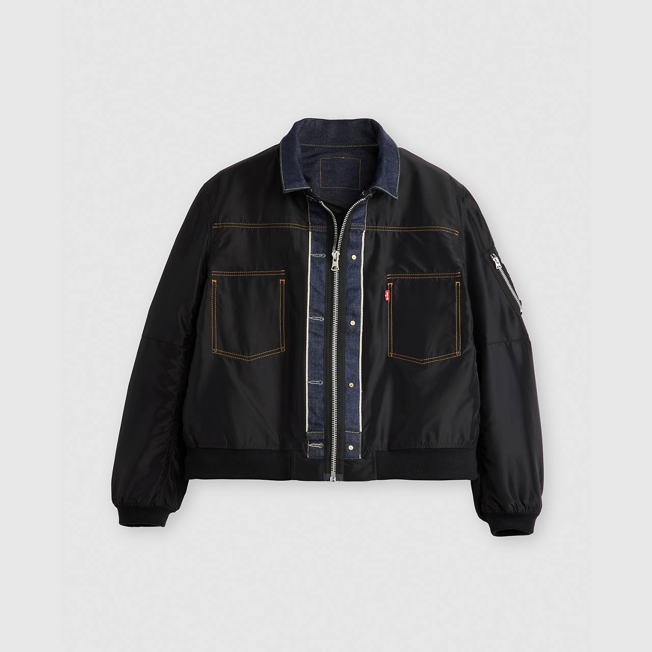 LEVI’S® X SACAI MEN’S DENIM X NYLON TWILL REVERSIBLE BLOUSON - 2