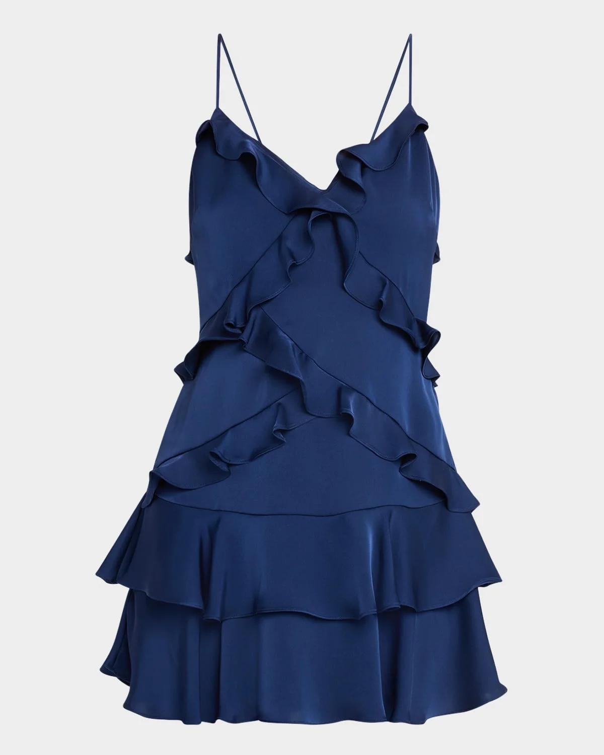 Maria Ruffle Mini Dress - 1