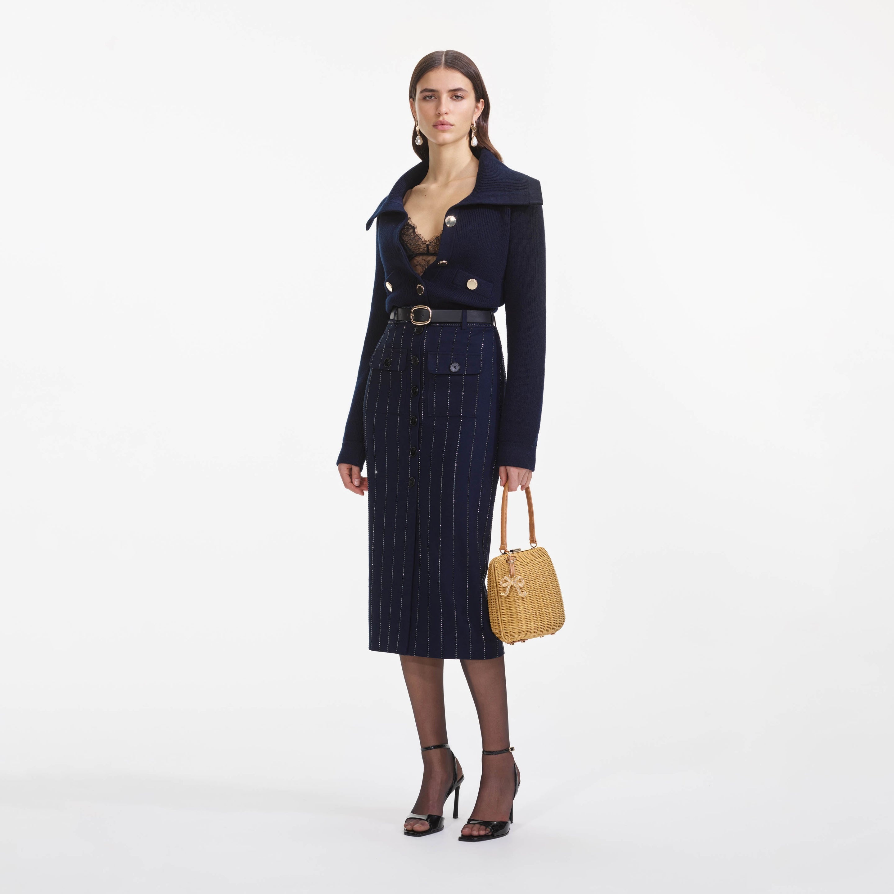 Navy Relaxed Fit Cardigan - 2