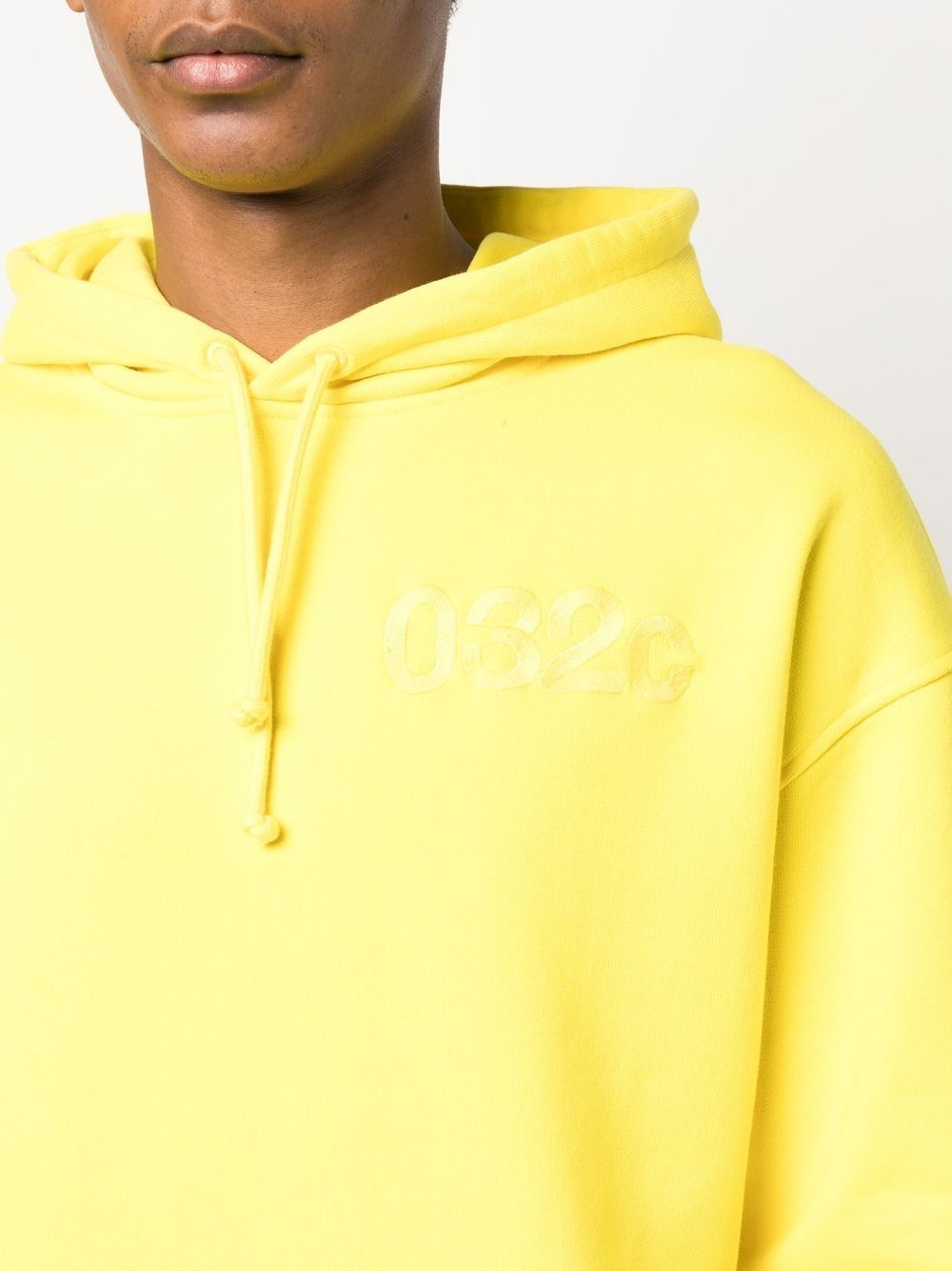 logo-embroidered organic cotton hoodie - 6