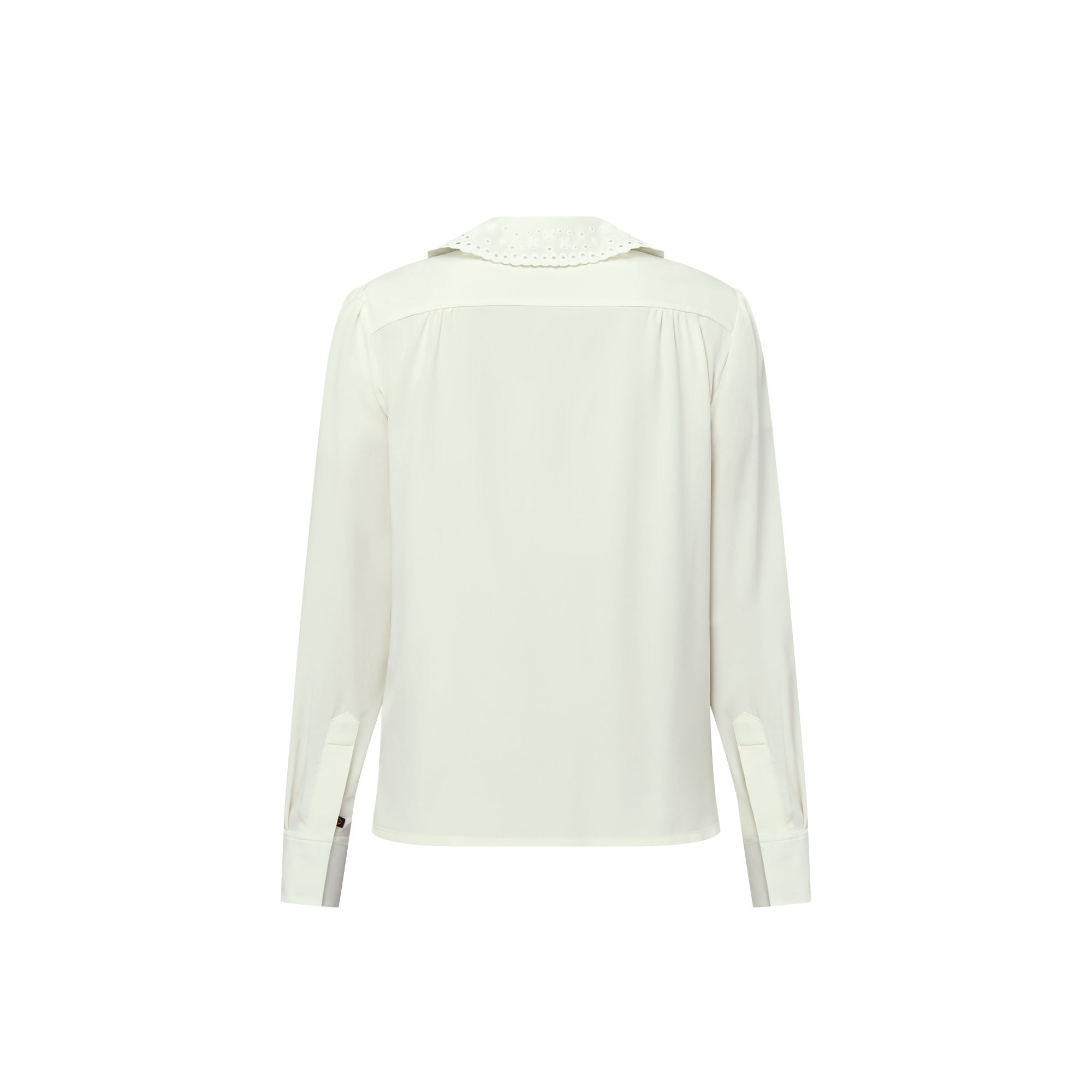 Broderie Collar Shirt - 2