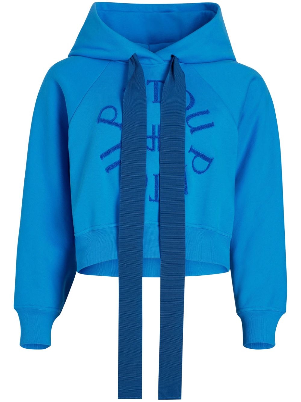 Medallion organic-cotton hoodie - 1
