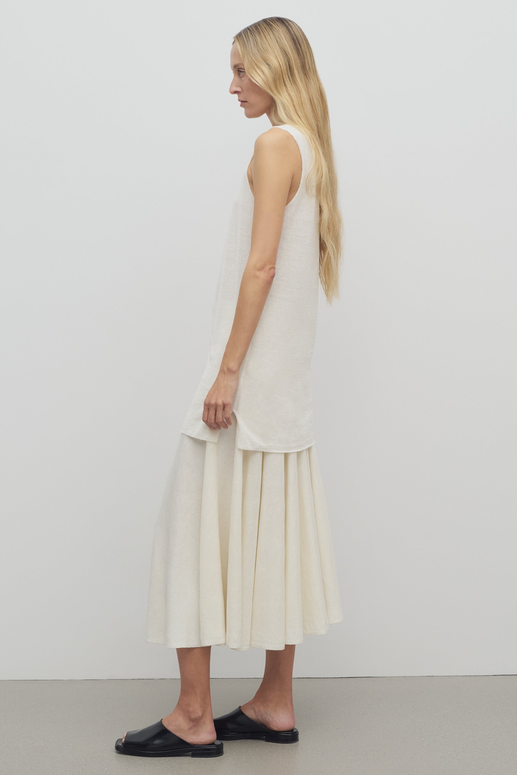 Jaliah Skirt in Cotton and Linen - 4