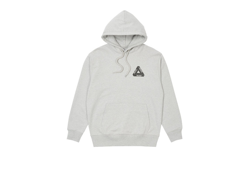PALACE TRI-MESH HOOD GREY MARL outlook