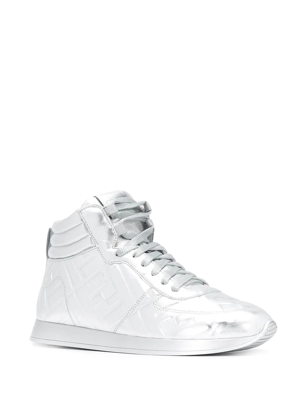 embossed FF motif sneakers - 2