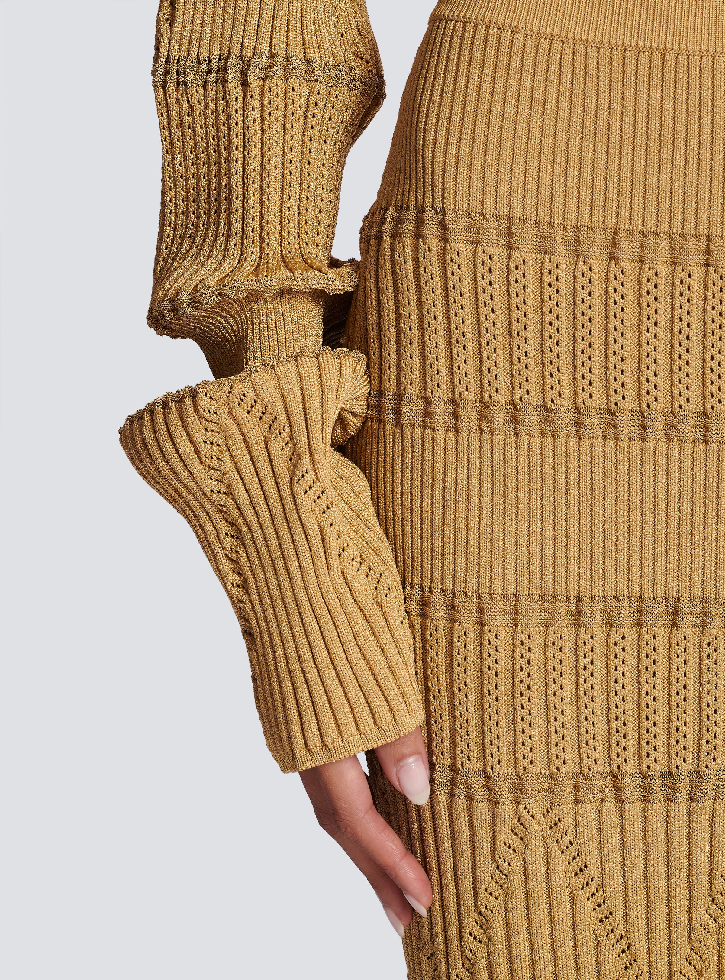 Boat neck knit jumper - 5