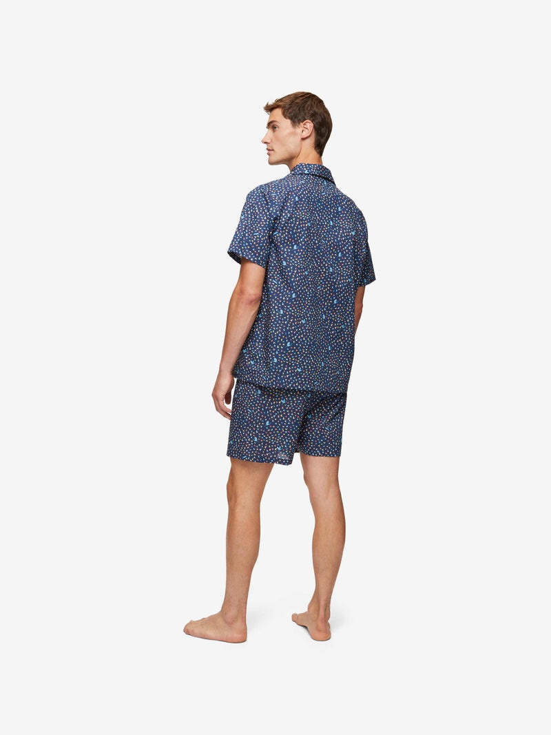 Men's Short Pyjamas Ledbury 58 Cotton Batiste Multi - 4