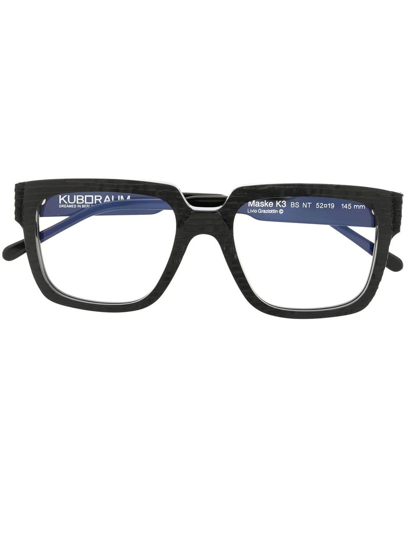 K3 rectangle frame glasses 1
