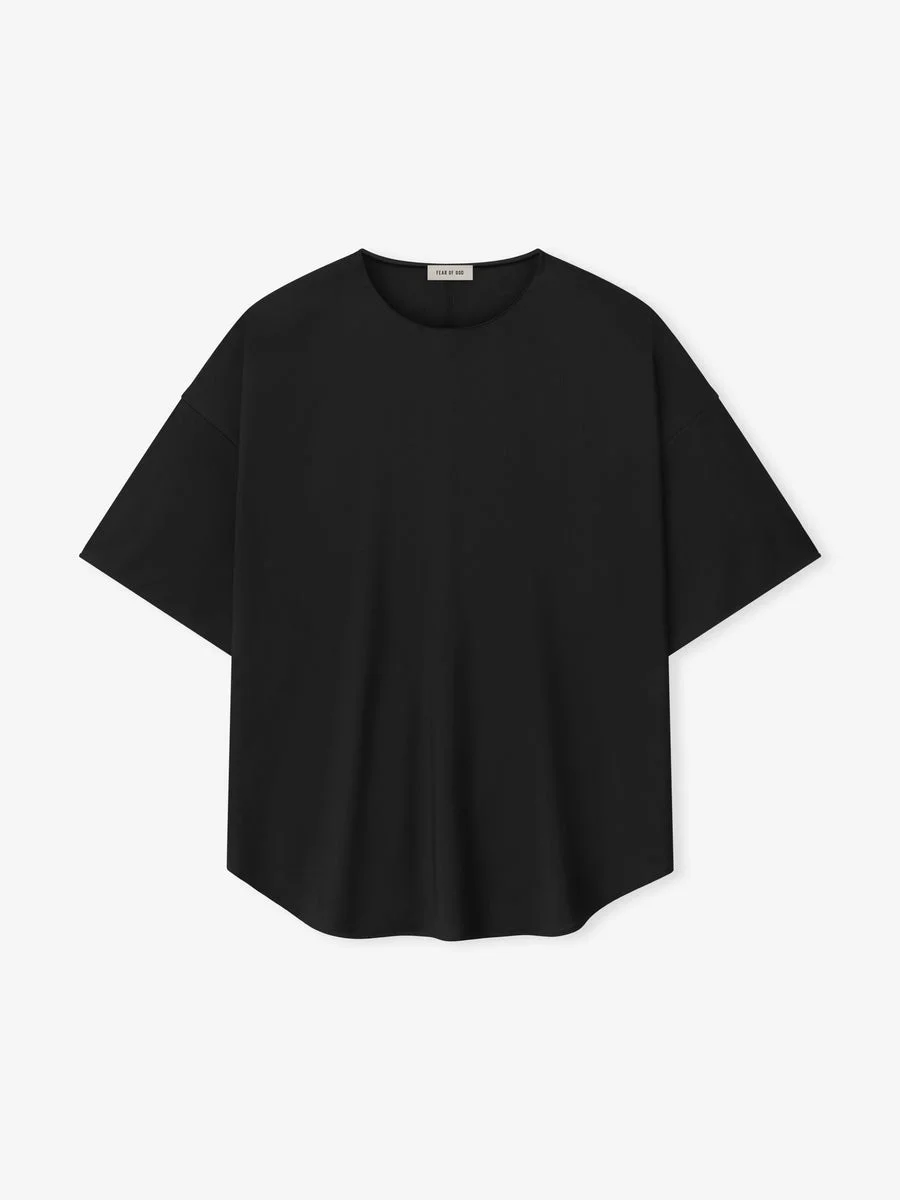 Easy Care Wool Relaxed Tee - 1