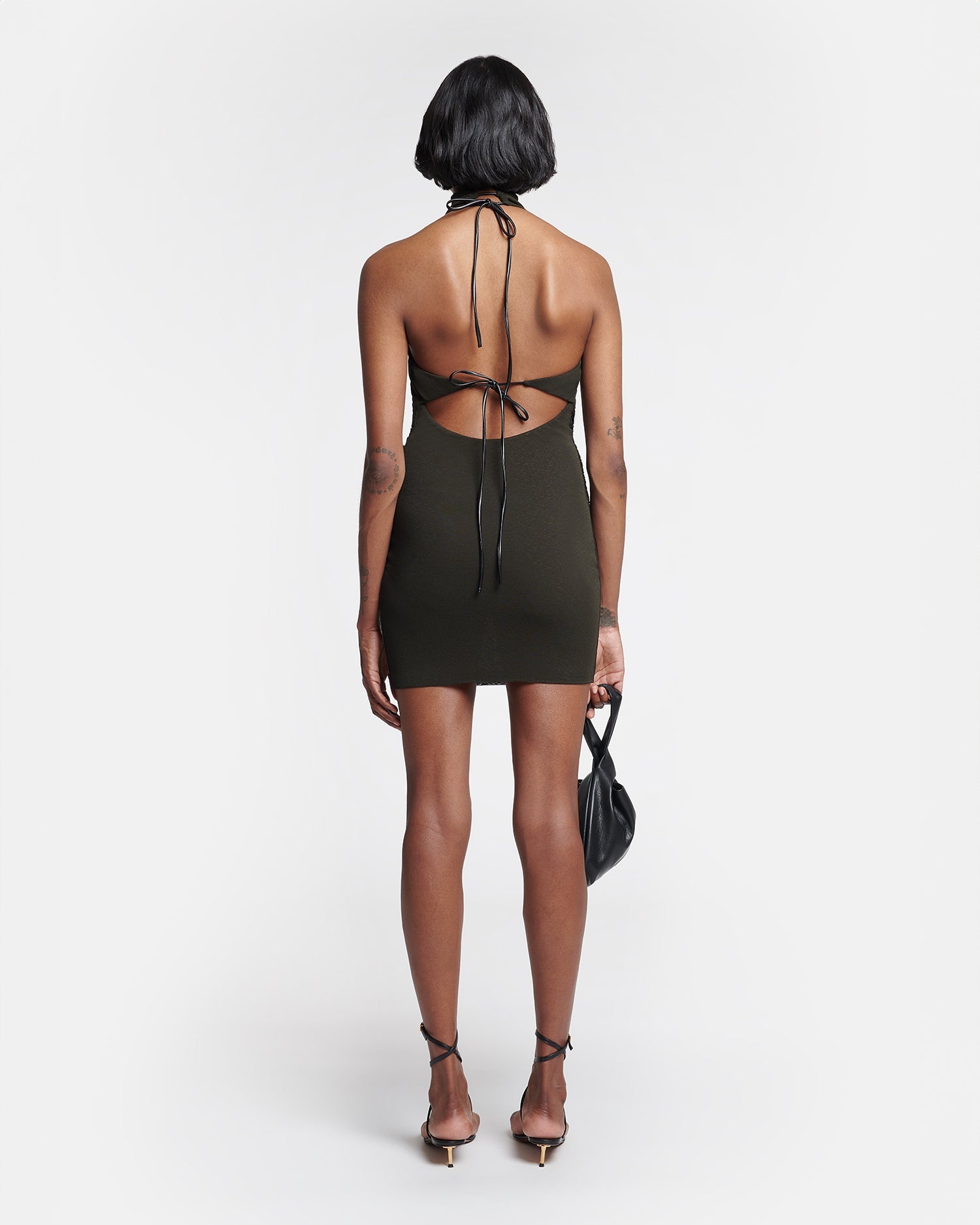 Mesh-Jersey Mini Dress - 5