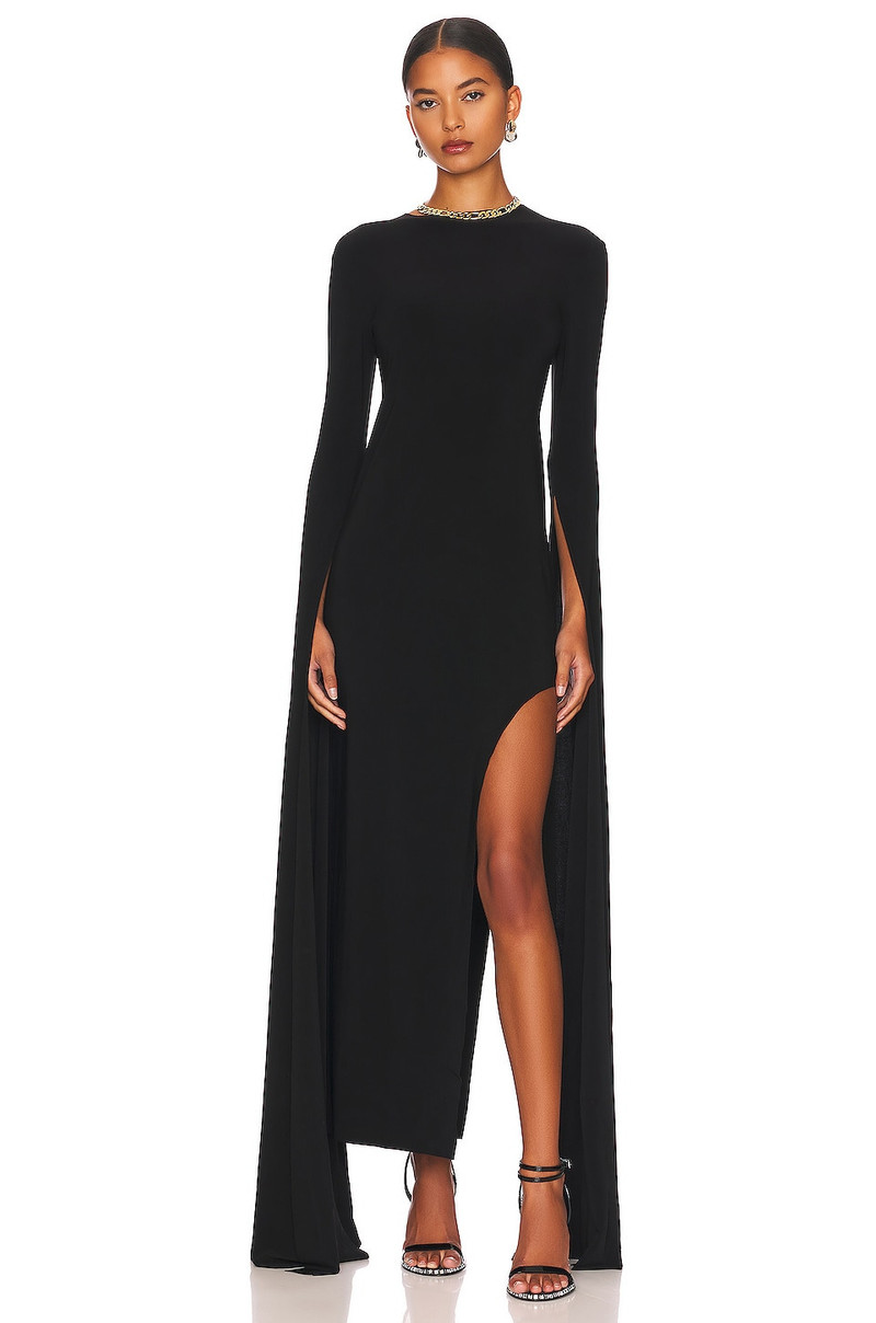Ribbon Sleeve Gown - 1