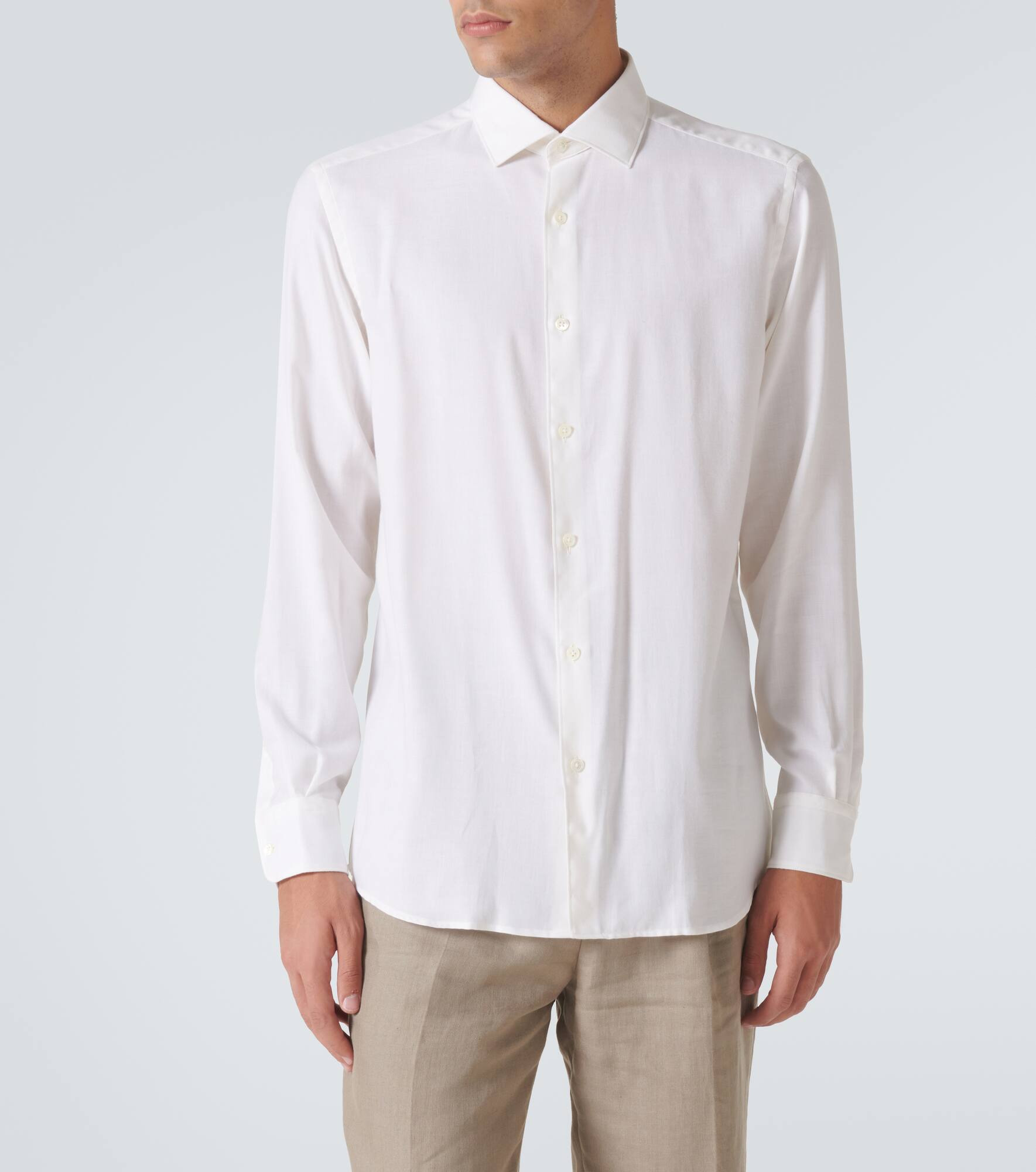 Cashco cotton and cashmere shirt - 3