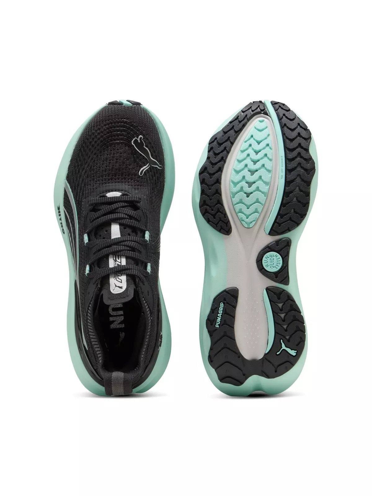 PUMA ForeverRun NITRO 2 "PUMA Black/Mint Melt" Women's Running Shoe - 4