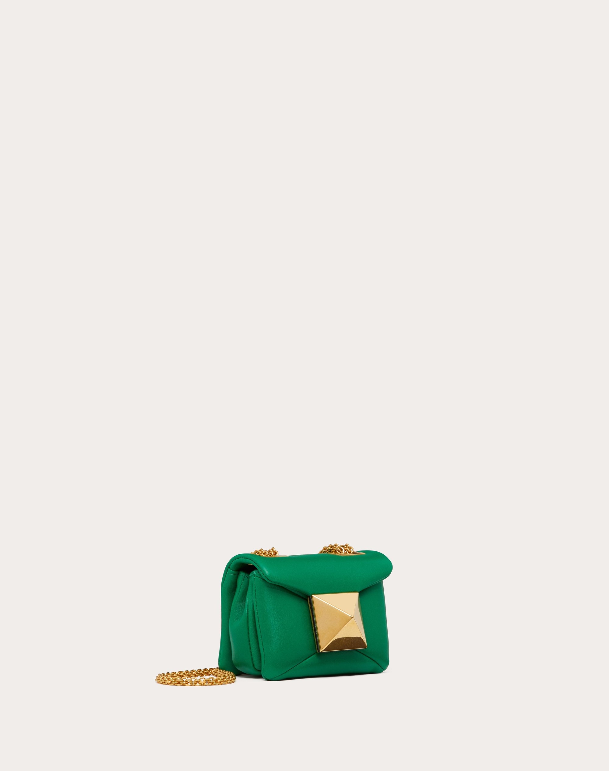 ONE STUD NAPPA MICRO BAG WITH CHAIN - 3