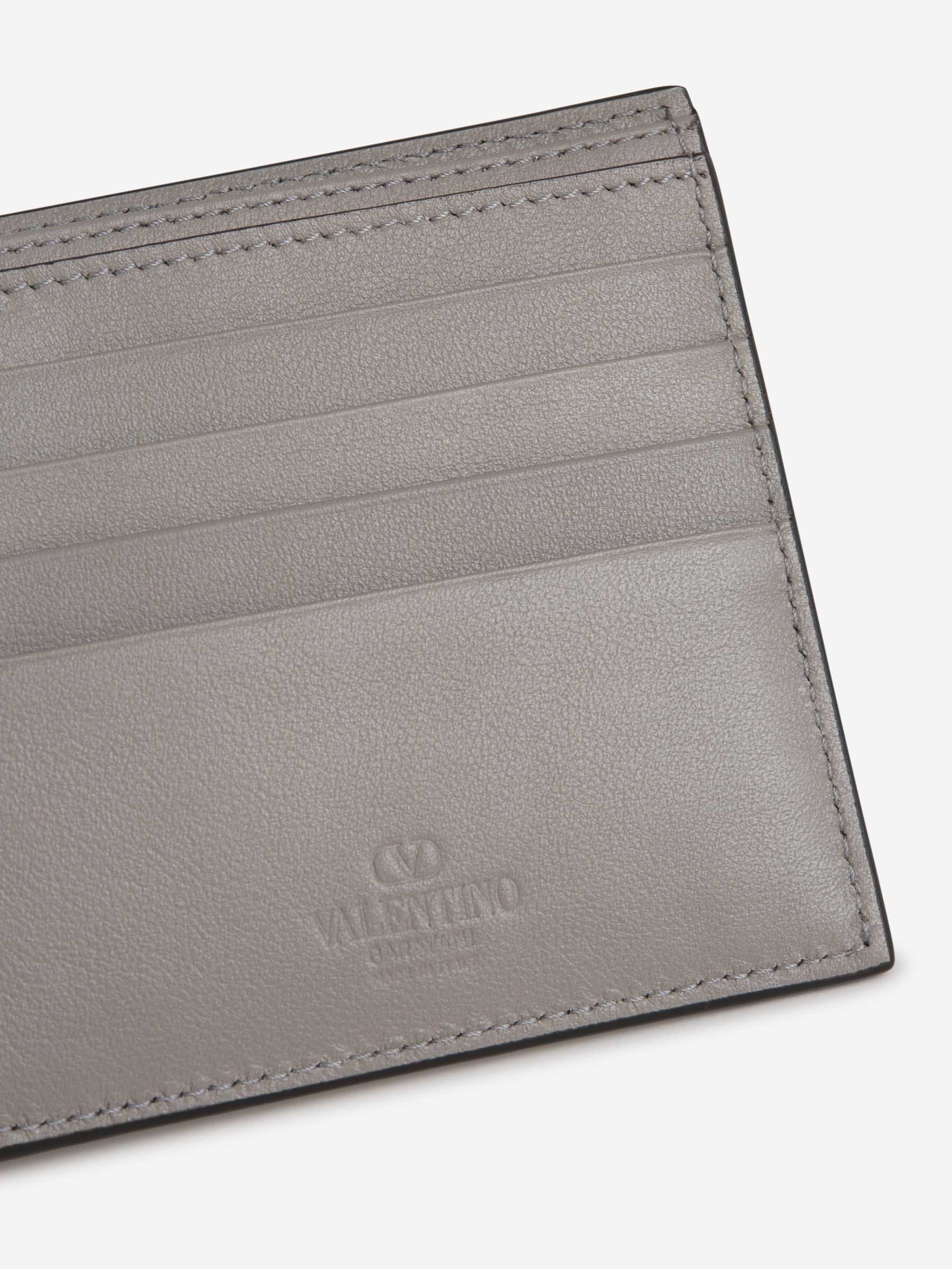 VLOGO LEATHER WALLET - 5