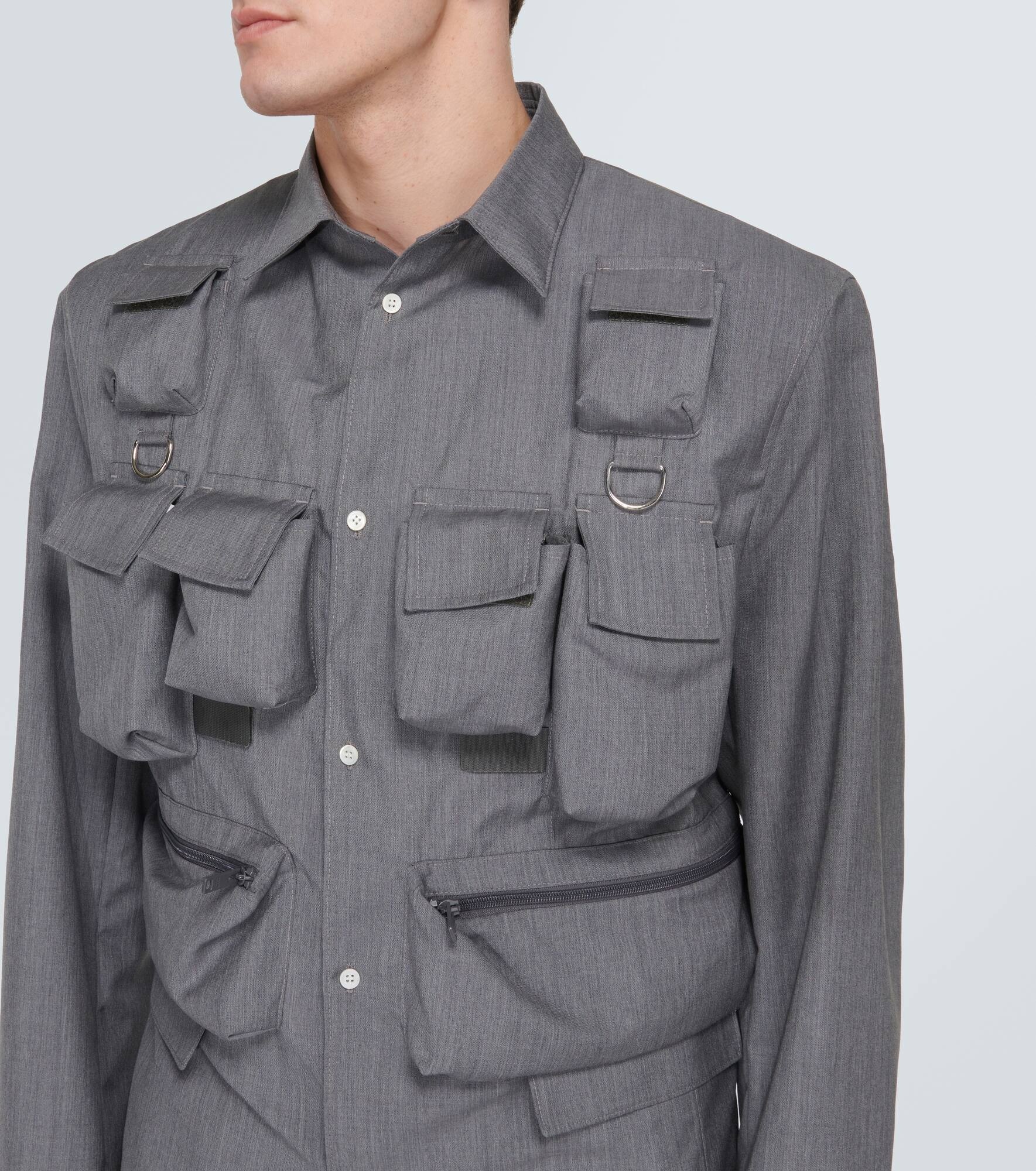 Wool and mohair shirt - 5