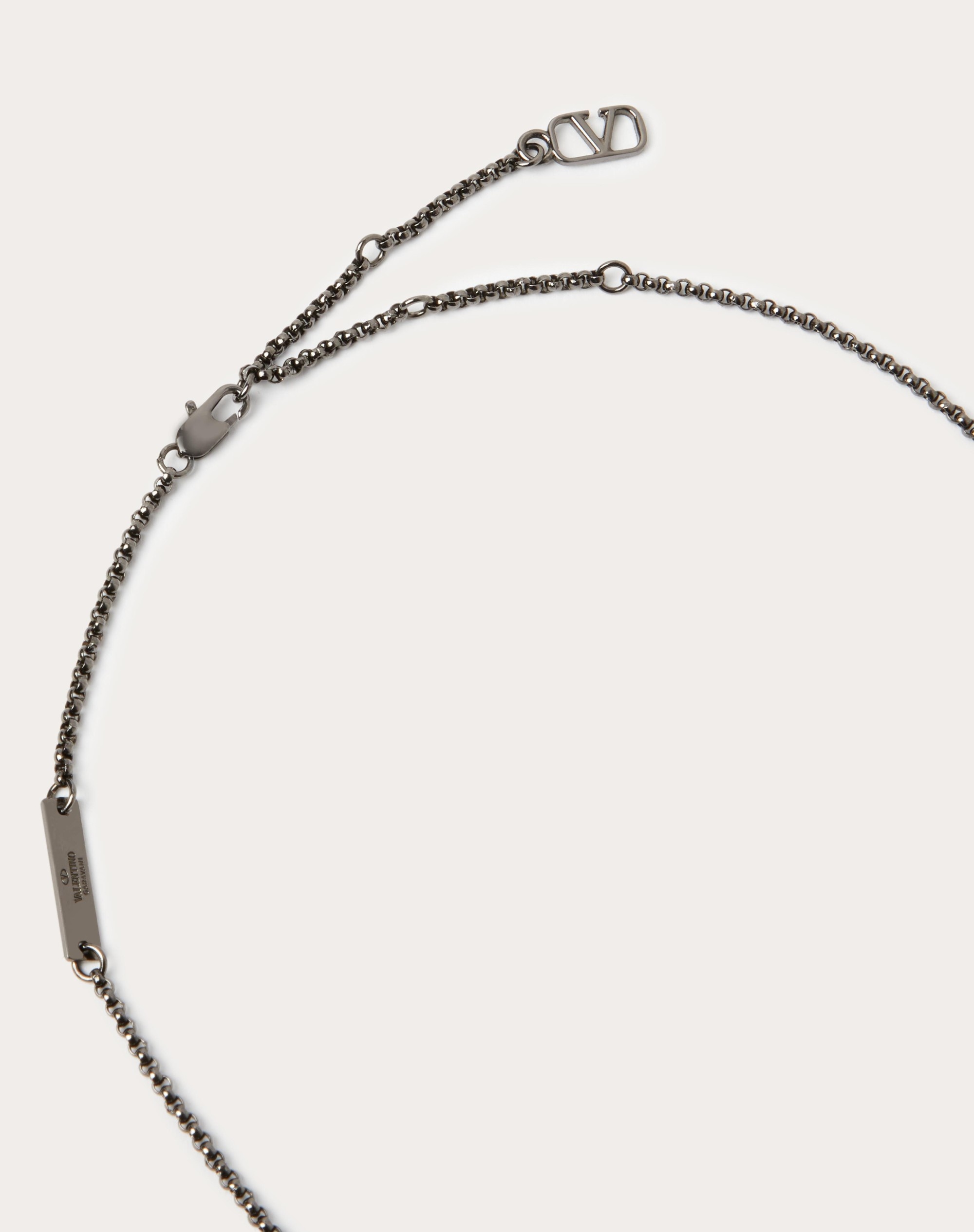 VLOGO SIGNATURE METAL NECKLACE - 4