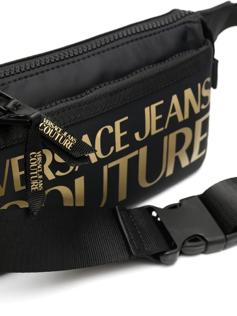 logo-print detail belt bag - 4