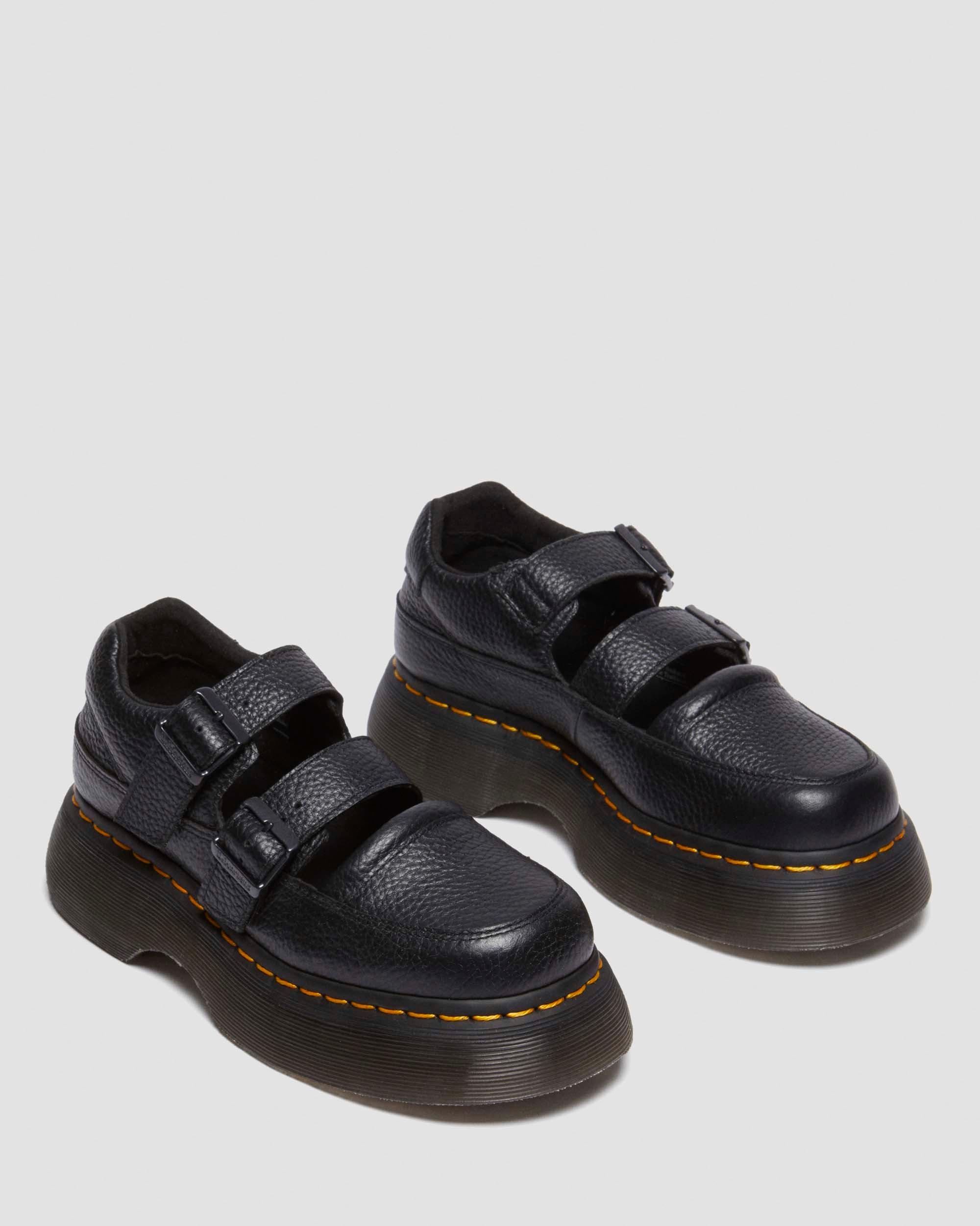 Buzz Milled Napa Leather Mary Jane Shoes - 6