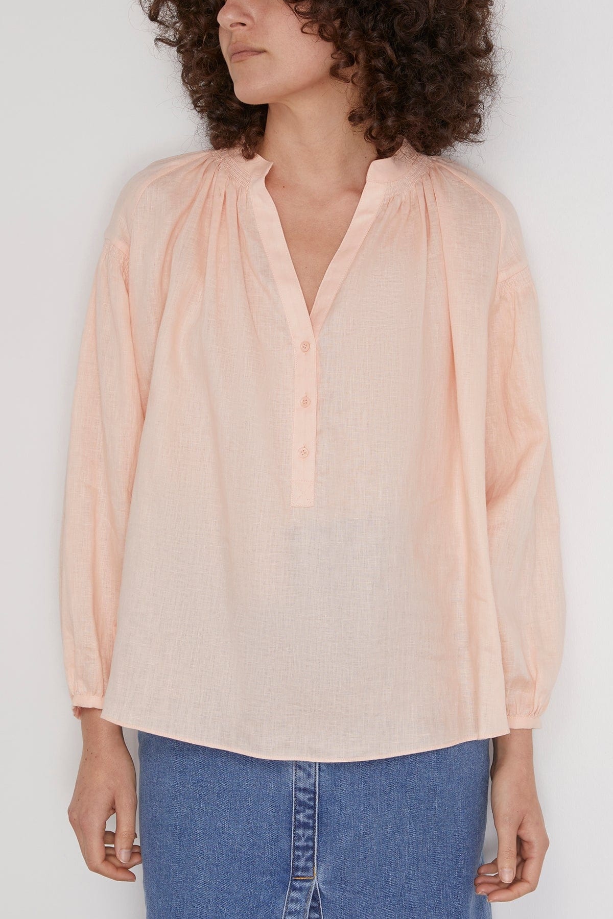 Nipoa Blouse in Nude - 3