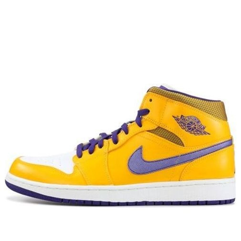 Air Jordan 1 Mid 'Lakers' 554724-708 - 1