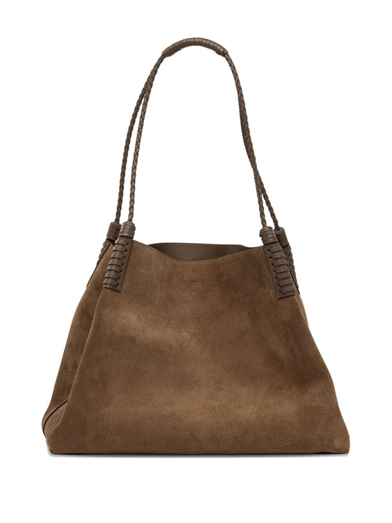 Etro medium Libra braided-handle suede tote bag outlook
