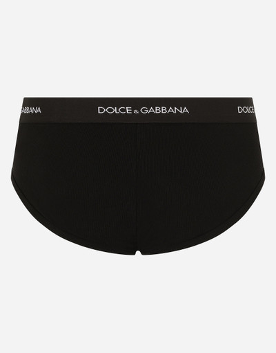 Dolce & Gabbana Fine-rib cotton Brando briefs outlook