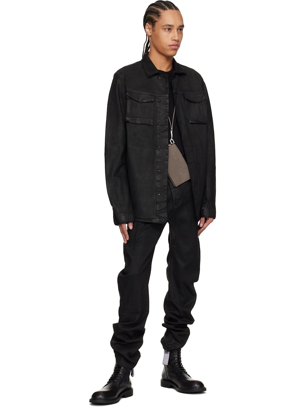 Black SIB Denim Jacket - 4
