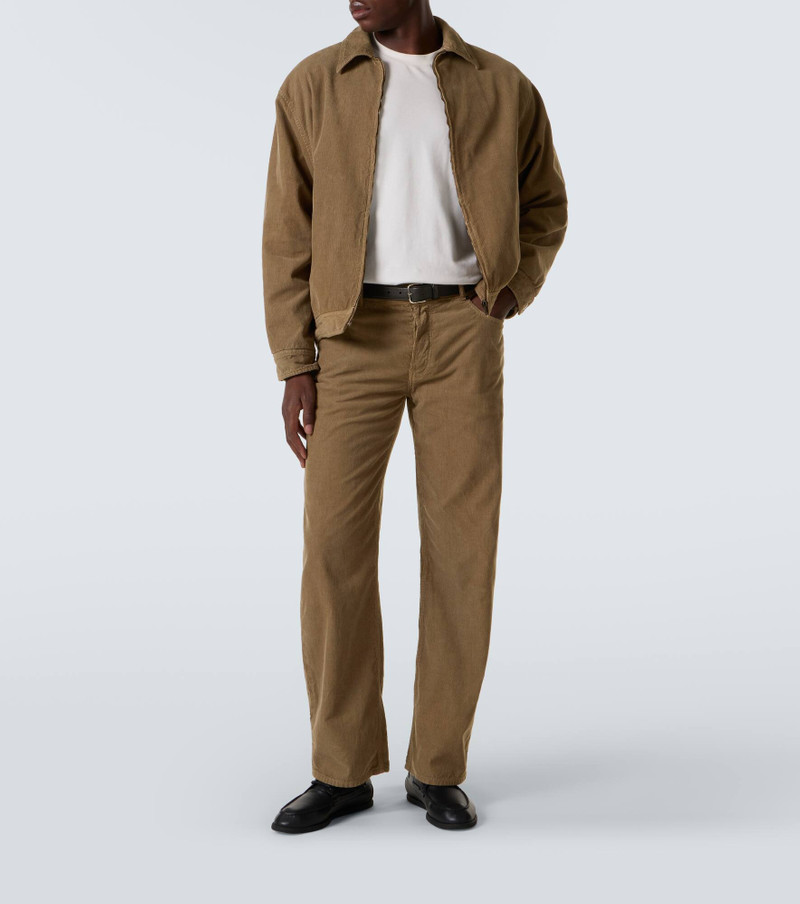 The Row Rossen cotton corduroy straight pants outlook